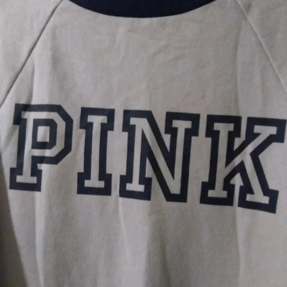 VS PINK sweatshirt oversized X-small NWOT - Picture 2 of 4